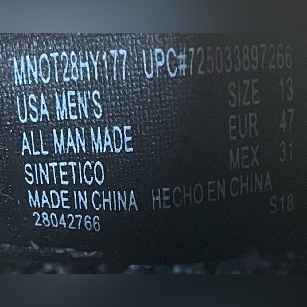 Ozark Trail Mens Size 13 Faux Leather Closed Toe Outdoor Sandals Gray Blue - Picture 8 of 8